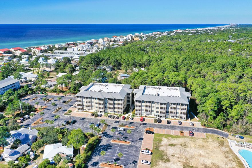Seagrove Highlands #1210 is a stunning fully-furnished and immaculately maintained 3-bedroom unit in the heart of Seagrove Beach. Upon initial approach, you are greeted with soaring 10' ceilings coupled with stunning travertine, and a beautifully curated coastal color palette. A gourmet kitchen offers an abundance of custom cabinetry, and gorgeous granite countertops. Both the primary suite and guest bedroom are spacious in size offering tall ceilings, beautiful floors, and spacious closets. When it comes to ultra-luxe living, the allure of Seagrove Highlands remains unrivaled. The intimate lakeside community is tucked away behind the private gated entrance and bordered by lush vegetation reigning on over 3 acres. The sought-after complex affords residents with a spacious swimming pool, controlled access, walking distance to the nearby public beach accesses, lake with viewing deck, grilling area, golf-cart parking, and greenspace. Guests also can also enjoy local eateries and shopping at the new Greenway Station in Seagrove featuring Canopy Road breakfast cafe, Turbo Coffee, Local Cantina, Pecan Jacks, Jonah Allen Art Gallery and much more conveniently located just a few minutes away.

The unit is being offered as a furnished long term rental and the owner will entertain a 3 or 6 month rental. No pets are allowed and a $1,500.00 security deposit and first months rent will be due upon move in. Tenant will be responsible for electricity and owner will cover all other utilities. 