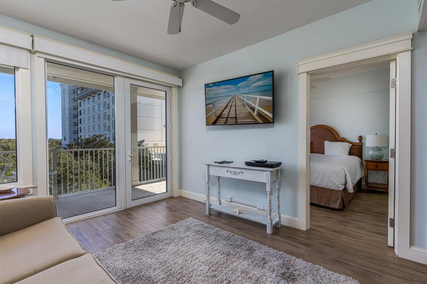 BEST PRICED 1 BEDROOM AT THE GRAND SANDESTIN IN THE VILLAGE OF BAYTOWNE WHARF...This 4TH FLOOR 1 bedroom 1 bath is conveniently located in the heart of The Village of Baytowne Wharf in the Grand Sandestin at Sandestin Golf and Beach resort. Grand Sandestin is located right next to the convention center and very close to all the shops and restaurants in The Village of Baytowne Wharf. Condo has a nice sized balcony with great views of the Sandestin resort. 2423 HAS A LONG TERM LEASE OF ONE YEAR IN THE CONDO & CANT SHOW