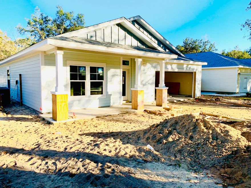 NEW CONSTRUCTION- 4 bedroom + study. Last remaining home out of 6. Located close to Eglin AFB Base, Bluewater elementary school, airport and shopping.