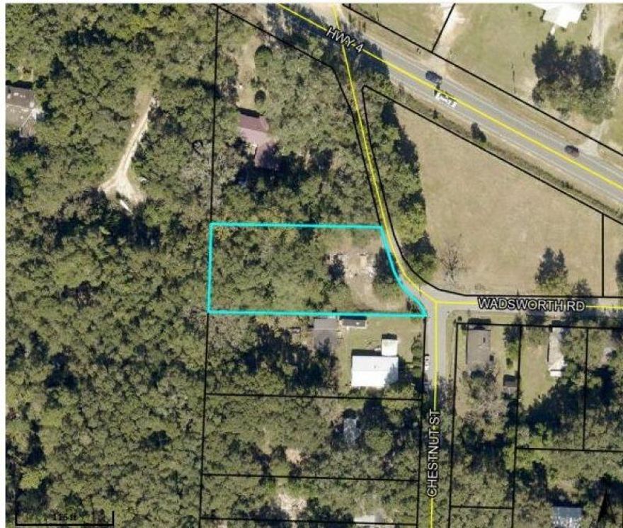 Conveniently located just 387 feet from Highway 4 in Baker! This property features utility access including power, water, and natural gas. This lot is being sold AS IS. Great opportunity to own land at this low price! Drive by and check out the proximity to Hwy 4.