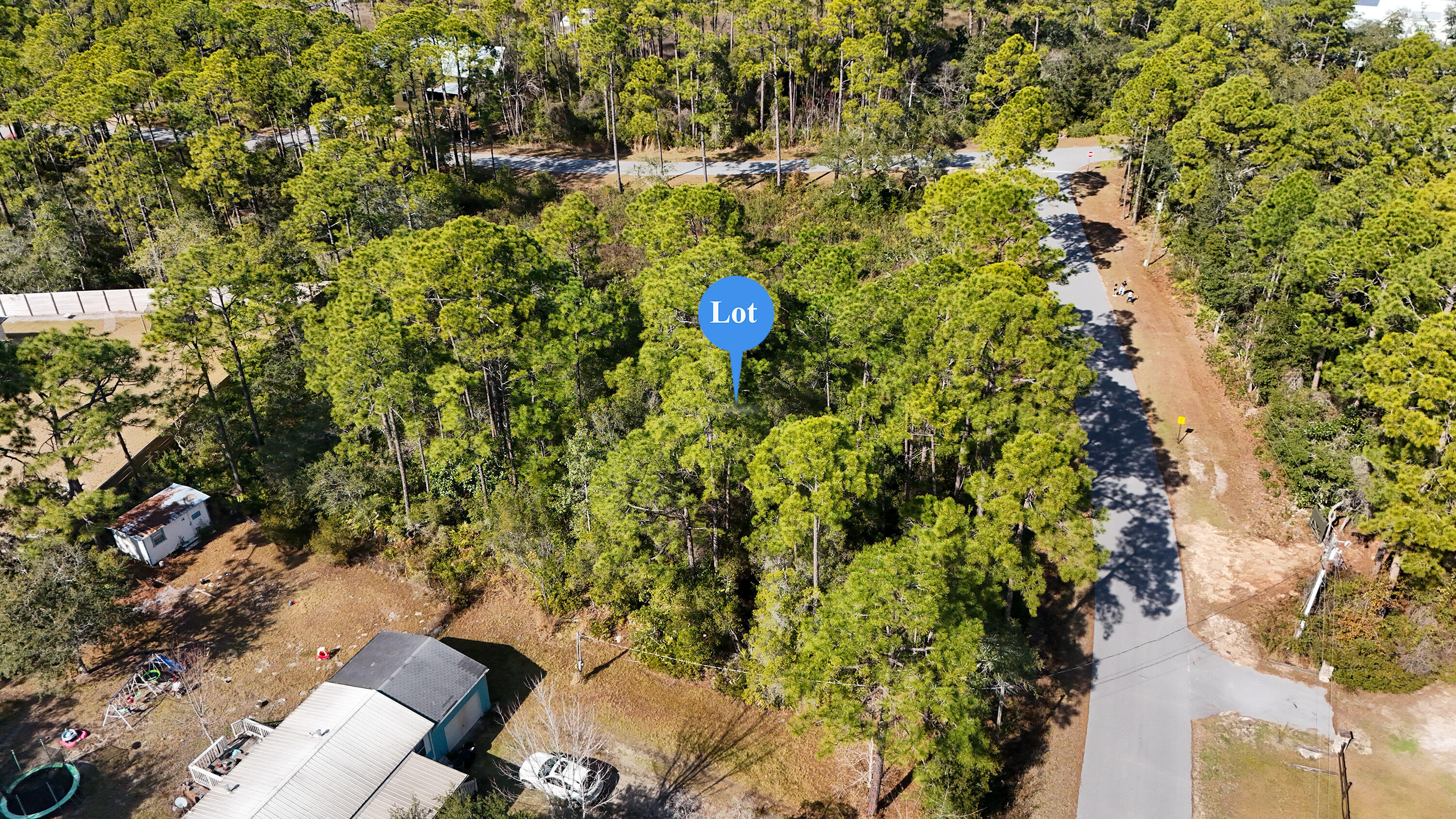 Wooded lot ready to build your dream home. Mostly Flood Zone X (no insurance required). No HOA. this The location is just minutes to the beaches and all that 30A has to offer.  Buyer to Verify All Items which are  Important including lot dimensions and utilities.