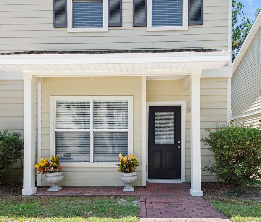 **ASSUMABLE FHA MORTGAGE @ 3.375% INTEREST RATE WITH PENNYMAC** Walking distance to Freeport Elementary School & in the top 5 most affordable homes in Freeport...don't miss this one! This lovely townhome has many features buyers are looking for: end unit, 2-parking spots under shade, clean, space in kitchen for bistro set or a cabinet for a coffee bar, extra storage and washer & dryer included. New or updated items include: roof, water heater, refrigerator, dishwasher, deck, HVAC (inside & outside), paint and carpet. Community pool with restrooms. All units have public water, sewer & utilities. Ready for new owners!