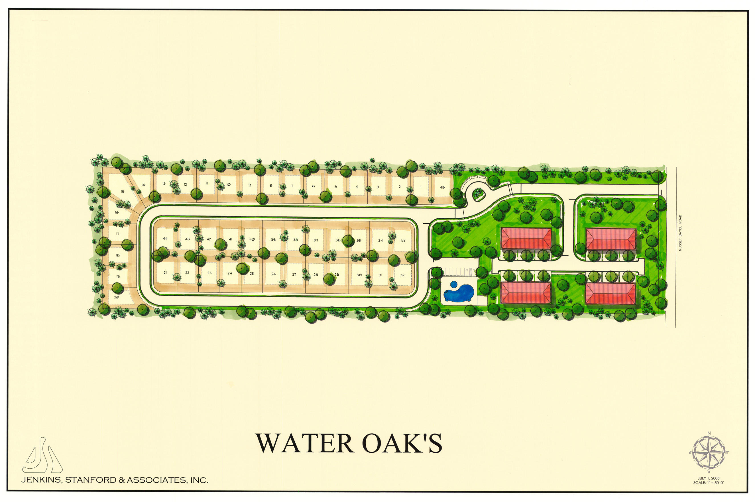 WATER OAKS - Land
