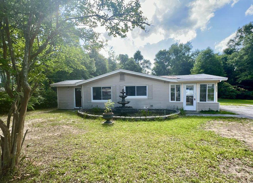 Located in the heart of Pace and in an established community, this REO is one to see. This block home has vinyl siding, an enclosed patio, completely fenced yard and was built in 1958. Home is just under 1000sf, has 2 bedrooms and 1 full bath. Located on approximately .3 acres, this super cute home definitely deserves a look if looking for the next rental or your first home. There are many financing options for this home, regardless of condition or any repairs that may be needed. This home is only open to owner occupants for the 1st 30 days on the market. Call today before this one is gone.