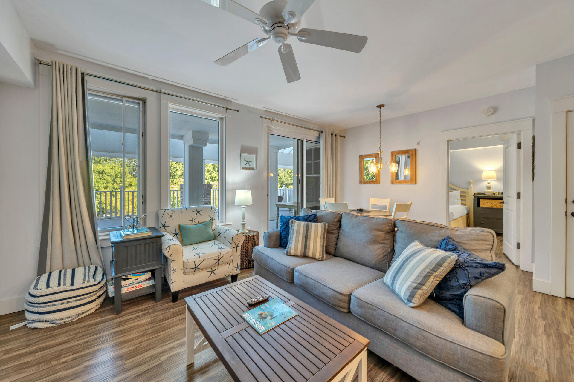 Turnkey & updated! This 2-bedroom condo with an oversized balcony in the heart of Baytowne Wharf is a true gem! All appliances, HVAC, furniture,TV's, decor, lighting and paint are new! Observation Point amenities include; infinity pool, hot tub, fitness facility, outdoor fireplace, cook out area and access to the owners only Founders Club. Sandestin Golf and Beach Resort is a 2,400 acre gated community offering so much! The resort spans from the beautiful Bay to the emerald green waters of the Gulf of Mexico. Featuring multiple championship golf courses, tennis center with world-class tennis courts, a full service marina, endless walking & biking trails, fitness center, spa and out of this world chef dining. Wine, dine & play at the The Village of Baytowne Wharf.