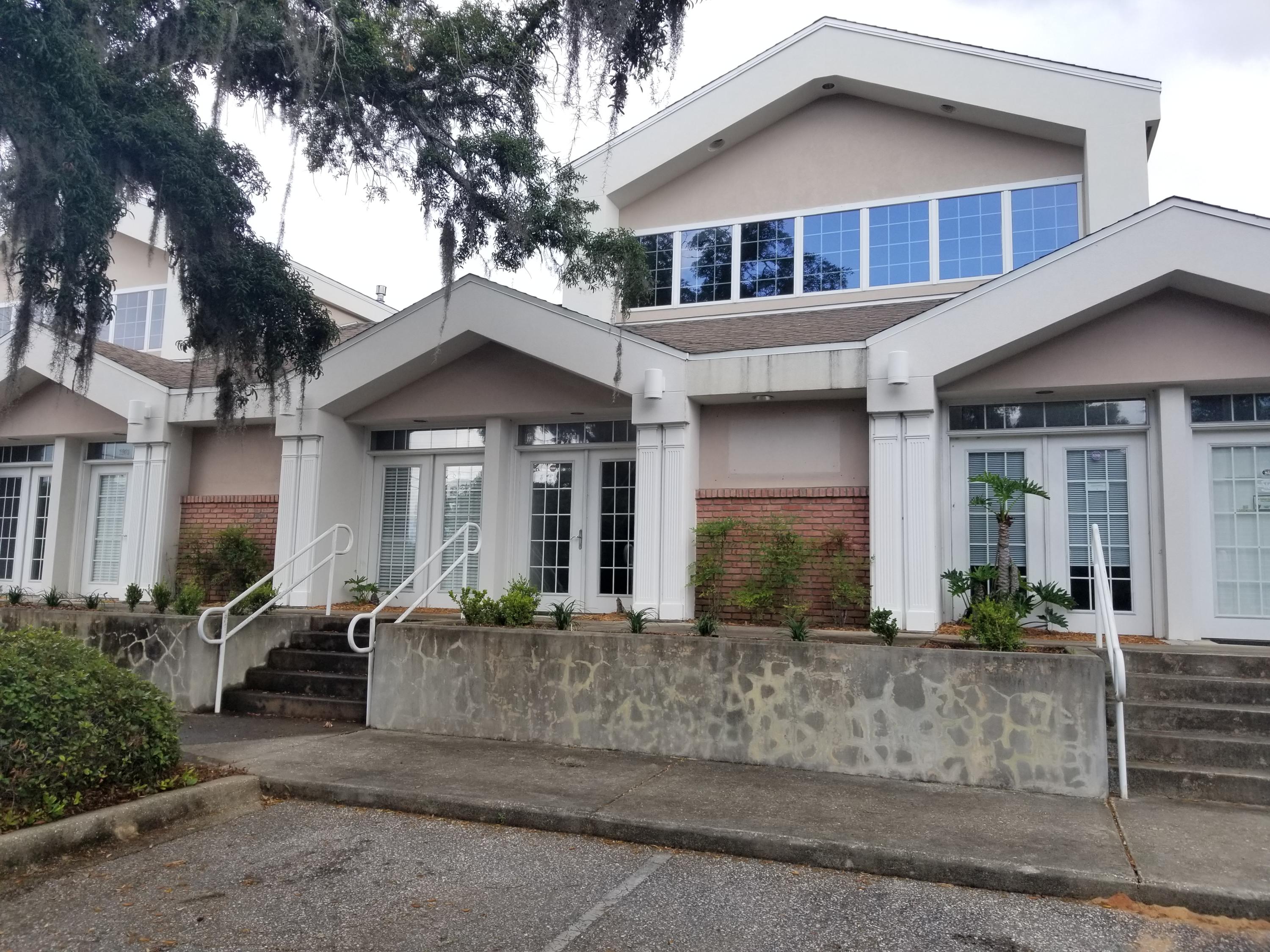 Professional office space that is located at a very nice business complex right on Hwy 98. This unit features a large reception and waiting area, three generous size offices, a break room, and a bathroom on the first floor and a very large open area, one private office, and another bathroom on the second floor. Unit 204 has a highway frontage, great visibility, and plenty of parking in the front and back side of the building.