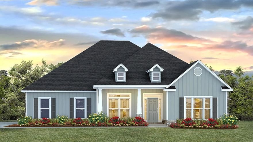 Fabulous NEW construction in the desirable Camellia Cove community. The McKenzie (5 Bedrooms/3 Baths) is a best seller due to the 9 ft. ceilings, stunning open design, crown molding that enhances the trey ceilings, & a spacious 11 X 23 covered back patio. Kitchen features stainless steel appliances, a large island bar, corner walk in pantry, & breakfast nook. Gorgeous granite in the kitchen & baths with undermount sinks. Upgraded carpet in the bedrooms & Engineered Vinyl Plank flooring in the rest of the house. The latest in upscale luxury flooring for an impeccable look throughout. Bedroom 1 is spacious and features a trey ceiling, a beautiful adjoining bath with a ''separate shower, garden tub, and double vanity''. A study/flex room is located across from a formal dining room at the