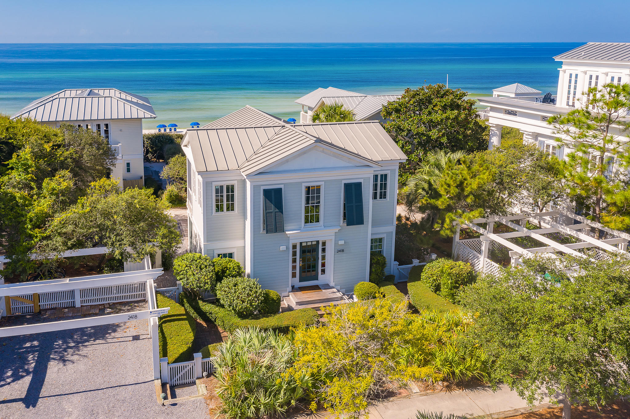 Simple elegance of a fully remodeled and updated beach side home in Seaside, Florida is truly a rare find.   Your family home awaits with a gulf view corridor, the charm of Seaside, Florida in an elegant setting with unmatched outdoor space along with a walk to the iconic Tupelo Beach Pavilion mere seconds away.For those looking for a strongly performing luxury vacation rental, the search also ends here.  Be a part of the renewal of Seaside, Florida as the town center revitalizes, new construction homes attract the new luxury owner while this home is already positioned for the future.Bearfoot By The Sea offers an un-compromised life in an idyllic location sought the world over.Gross Rental Revenue 2019: $233K with 34 owner nights. 2021 Rental Projection: 255K.