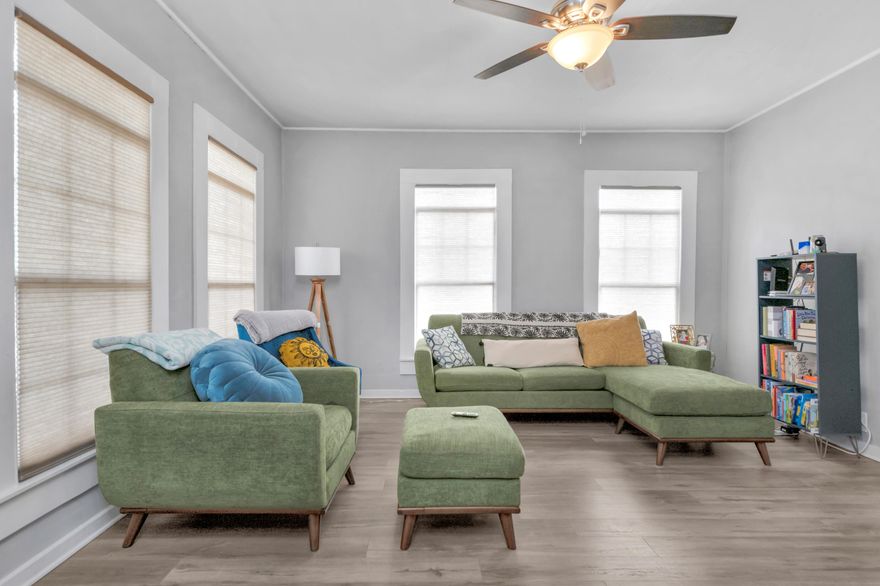 Seller is offering $7,000 towards buyers closing costs and/or buying down points and seller will pay title fees with an acceptable offer. Current survey with closing. How cute and welcoming is this Florida cottage home? Beautifully updated kitchen and flooring with much of its original old world charm.  Effective year built has been upgraded to 1990 per the Okaloosa Property Appraisers.  New roof installed in 2020 and tin roof above the porch new 2022. New hot water heater 2022. Updated plumbing, copper wiring, and HVAC 2021.All new blinds throughout.  Come see in person how cute this home really is.