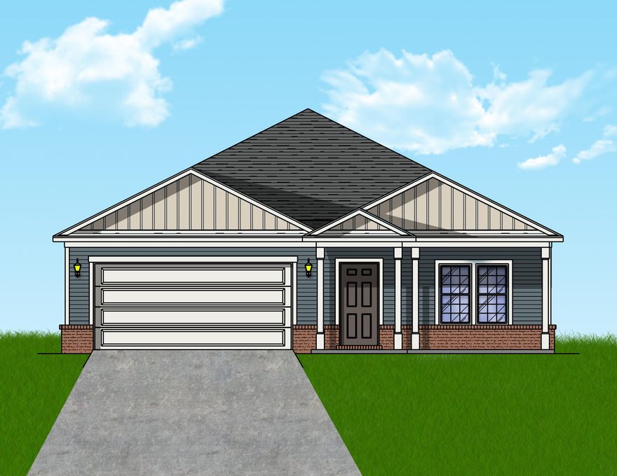 The Carly A is a 1945 SQFT floor plan with 4 bedrooms, 2 bathrooms, and a 2 car garage! Granite countertops and stainless steel appliances add elegance and durability to a spacious kitchen. Open spaces connect a large family room with the kitchen, and breakfast nook. The master bathroom is designed for serenity and space with a his & hers sink, garden tub, and tiled shower. The master also features an expansive walk-in closet! The covered front and back porches are the perfect places to make memories with friends and family. This community will feature a community pool. Construction on the amenity is projected to be ready for Summer 2017!