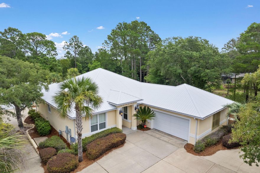 Have you ever dreamed of living waterfront with acreage? Well, now you have the best of both worlds! The home features 1.75 acres of privacy with a beautifully constructed ICF home. (insulated concrete form) This remarkable rare home features 14' ceilings, high end appliances, and a spacious layout that steps down to your own private pool. As you lounge by the covered pool, you will notice the Mother In Law Suite ''bonus separate quarters'' for guests/ friends to stay over. 
They will enjoy their own living room, mini kitchen and full bathroom and one bedroom. The bonus suite and other storage and garages are also constructed ICF. The home will come with a newer wave runner and boat stored on the side of the home. No catch! It's really yours!! Zero HOA down this road with other beautiful homes. It's absolutely peaceful having your own dock and lift while being able to ride down East Bay for fishing, kayaking, and wave running as you wish. The oversized pergola that sits on the waterfront deck is a great space for parties and get-togethers. The property has plenty of oak and pine trees that surround the long dock as well. 

Please ask your agent for the documents provided for this home and also the drone video created of this secluded homesite. ENJOY!! 
*** Bring an offer and the closing date you prefer. The sellers are flexible***