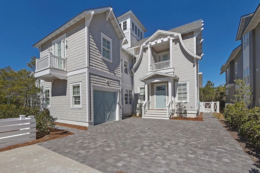 Exquisite 5 br and 4.5 ba home with Gulf views in WaterSound Beach. This one of kind home designed and furnished by a Classical design firm in Atlanta is a must see Master piece. Featuring,Extra Large Kitchen and Den perfect for large family gatherings with warming tabby fire place and wrapped in white wood from top to bottom. Hand wired crystal lighting from Turkey,Custom designed over sized memory foam couch and chairs. 5 King bedrooms all with individual pieces of either shutters from the south of France or grand gates of Tibet,5 full beautifully appointed baths and Beautiful French mirrors and Restoration pieces throughout the home. Click here for additional info and view virtual tour attached with pictures.