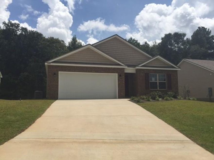 The Cali is a one story floor plan featuring 4 bedrooms, 2 baths, covered back porch & 2 car garage. The open kitchen features an island, stainless appliances and granite countertops. The kitchen opens to the great room w/ access to the covered porch. The master suite is just off the back side of the house & master bath features a walk in closet and dual sinks. Pictures, photographs, colors, features, and sizes are for illustration purposes only & will vary from the homes as built. Home & community information including pricing, included features, terms, availability and amenities are subject to change and prior sale at any time without notice or obligation.