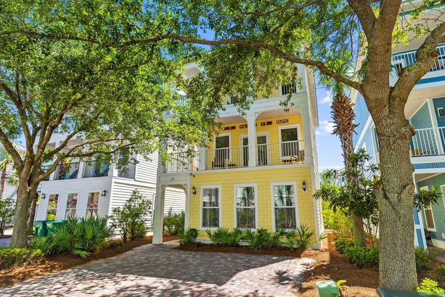 Step into luxury living at this stunning 3-story residence nestled in the coveted Villages of Crystal Beach, right in the heart of Destin. Boasting 5 bedrooms, 4 full baths, and over 2700 square feet of meticulously designed space, this home comfortably accommodates 14+ guests, making it an ideal retreat for families or large groups. As you enter, you'll be greeted by exquisite travertine flooring, granite counters, and crown molding throughout, showcasing the attention to detail in every corner. The kitchen, a culinary masterpiece, features stainless steel appliances, perfect for crafting gourmet meals to be enjoyed in the spacious dining area. Recent upgrades including full exterior and interior paint, an expanded parking pad, and new microwave enhance both the aesthetics and functionality of this already magnificent property. Plus, newer appliances, including the refrigerator and range, ensure modern convenience for residents and guests alike.

The bedroom layout is thoughtfully arranged across all three floors, offering privacy and comfort for all guests. The primary bedroom, located on the third floor, provides a peaceful retreat with its own en-suite bath, while additional bedrooms are spread throughout, allowing everyone to find their own space to relax and unwind.

But the true gem of this community lies just steps awaythe largest resort-style lagoon pool on the Emerald Coast, offering a luxurious oasis for relaxation and recreation. And with free beach shuttle service during high seasons, accessing the sugar-white sands and crystal-clear waters of Destin is a breeze.

Surrounded by dining, shopping, and entertainment venues, and only minutes from the beach, this location offers the perfect blend of convenience and luxury. Plus, high-level community amenities and a low quarterly HOA fee make this property an exceptional investment opportunity, whether you're seeking a second home, primary residence, or vacation rental.
