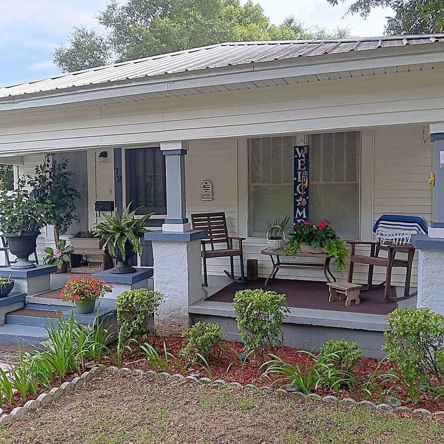 LOCATION, LOCATION!! Adorable Florida Cottage just outside Defuniak Springs Historic District and apx. 1/2 mile from Lake Defuniak. Access to everything Historic Defuniak Springs has to offer is within 5 minutes any direction. Located 1.5 miles from I-10 and apx. 30 minutes to the beaches of South Walton, this historic charmer would make a great vacation home or Air B&B. Large covered front porch, dining room, detached storage building. Centrally located in the heart of town. Middle school, community park, tennis courts, lake and park all within walking distance! Schedule your appointment today!