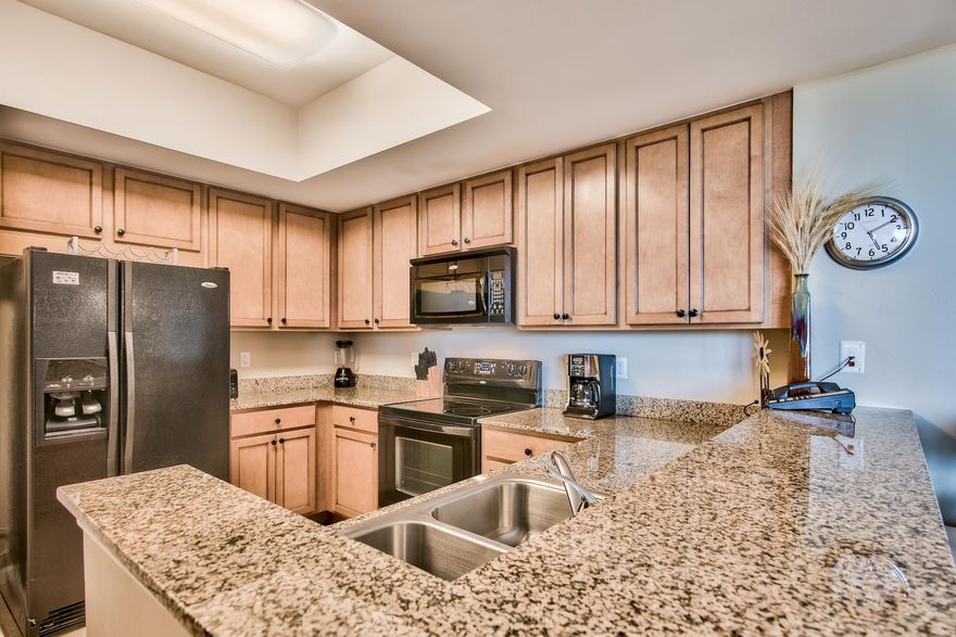 Gorgeous 2 bedroom 2 bath unit boasts a large balcony with stunning views of Destin and the Gulf of Mexico. Watch the sunset or the fireworks from this 5th floor unit. Unit comes furnished and turn-key ready! Kitchen boasts maple cabinetry and granite countertops. The open floor plan is perfect for entertaining. Master bedroom has a king size bed and flat screen TV. Second bedroom is a full size room with a king bed and flat screen TV!

Enjoy the many onsite amenities, including a tropical oasis landscaped pool area boasting largest lagoon pool with waterfall features, a kiddie pool, hot tub, and splash pad, as well as a playground, fitness center, and tennis and basketball courts. The resort offers complimentary shuttle service to the beach for you to enjoy Destin's world famous sugar-white sand and emerald-colored water beaches. On site restaurant, coffee shop and ''Good Vibes'' pool bar are extra amenities for you and your guests to enjoy! Rental projections averaging $35k make the Palms a great investment or 2nd home.

All utilities are included in the HOA dues water, sewer, electric, cable, Wi-Fi, phone and trash! This is an excellent opportunity for a vacation rental, secondary or primary home no long-term rentals are allowed. The Palms of Destin Resort and Conference Center offers the best in Destin vacation rentals and event space at an affordable price! Located on 15 beautiful acres, in the heart of Destin close to premier shops, nightlife, events, family and fine dining.

Pets allowed on property for owners only!