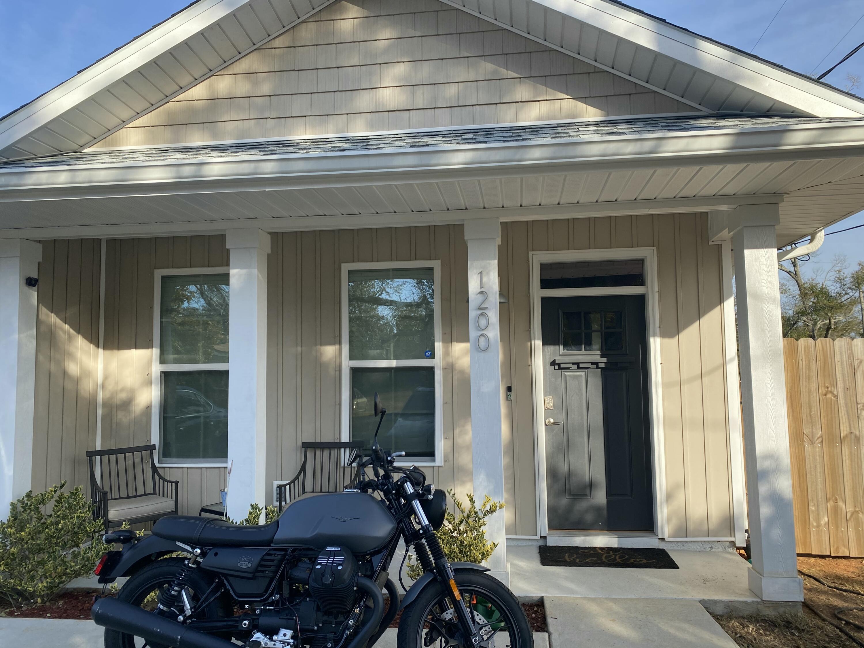 ONLY A is for sale! Welcome to vibrant downtown Pensacola! This 2-bed, 2-bath modern townhome is just minutes from I-10, shops, nightlife, and Pensacola Beach. Built in 2020, it features vinyl flooring, 9' ceilings, recessed lighting, granite countertops, custom no-slam cabinets, stainless steel appliances, gas range, and a tankless water heater. The open floor plan includes a large kitchen island, walk-in closets, dual covered patios, and a fully fenced courtyard. The master suite offers a bonus room for an office, nursery, or extra storage. Washer/dryer hookups in hall. Tenant in place--great investment opportunity! ASSUMBALE LOAN at 3.125%! , standby for updated photos this week!