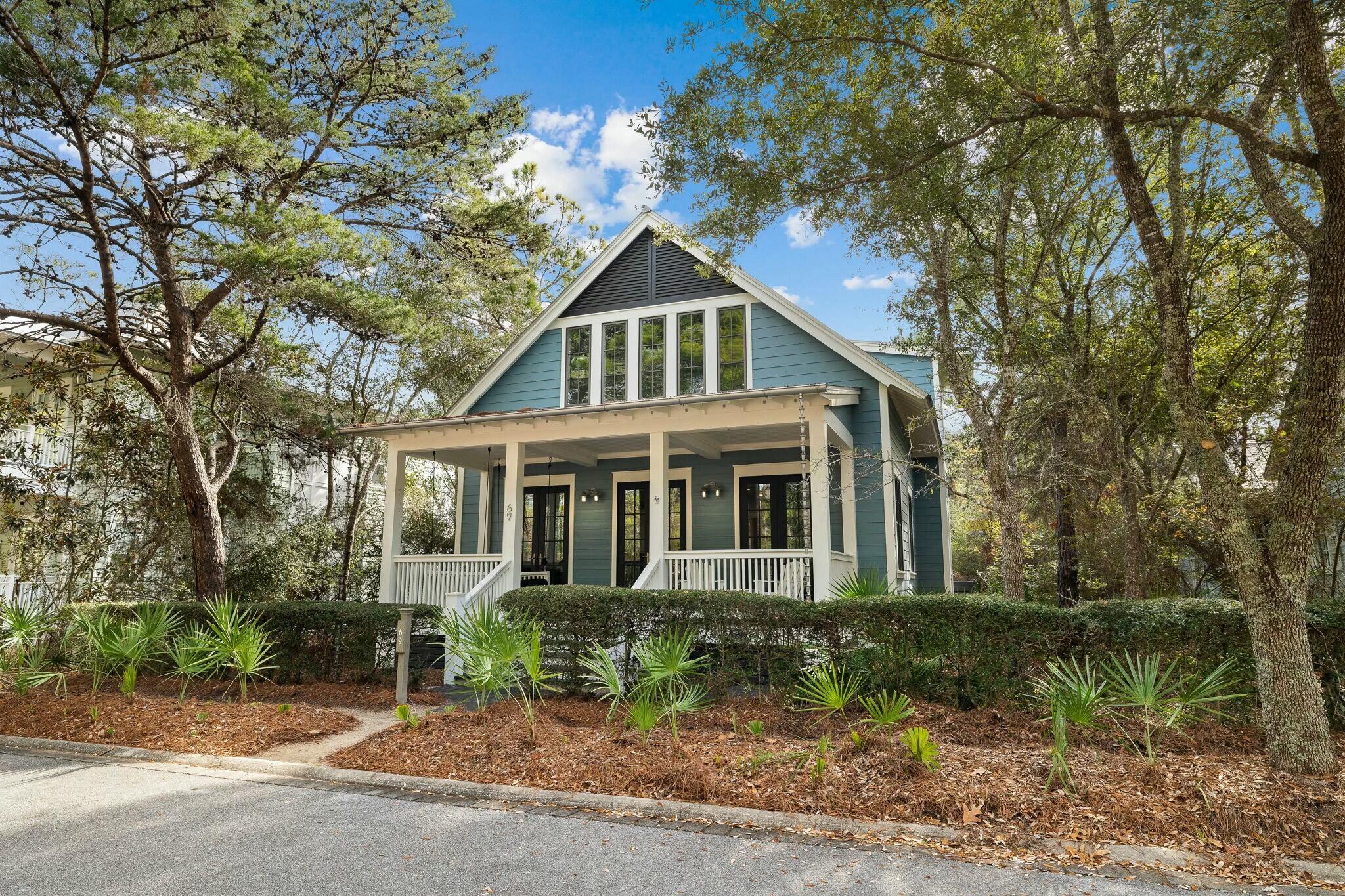 Situated on a tranquil street in the sought-after WaterColor community, this classic coastal cottage invites you to embrace the beauty and serenity of its natural surroundings. From the moment you arrive, you'll be captivated by the lush landscape and the peaceful ambiance of this location. Step inside to discover a thoughtfully designed home with two-story vaulted ceilings and an open-concept layout that seamlessly blends comfort and style. The main level boasts two generously sized bedrooms, including one with an en-suite bathroom, a cozy bunk room perfect for kids or guests, and access to a spacious rear porch ideal for relaxing or entertaining. Upstairs, the primary suite offers a private retreat overlooking a serene wooded preserve. Continue... This luxurious space features a large walk-in closet, a spa-like bathroom with double vanities, a soaking tub, and a separate shower, as well as a conditioned storage area. Completing the upper level is a fourth bedroom, providing ample space for family and guests.

With a total of two bedrooms upstairs and two bedrooms plus a bunk room on the main level, this home offers the perfect layout for gatherings or quiet retreats. The inviting front porch, with its view of one of WaterColor's many preserve areas, is the perfect spot to unwind and enjoy the community's natural beauty.

Located just a short stroll from Camp WaterColor, this home provides easy access to all the amenities and activities that make WaterColor a premier destination. Whether you're enjoying the community pools, parks, or nearby beaches, you'll love coming home to the privacy and charm this cottage offers.

Don't miss this opportunity to own a piece of paradise in the heart of WaterColor!

Gross Rentals: 2022 $114,215, 2023 $92,691, 2024 $74,393