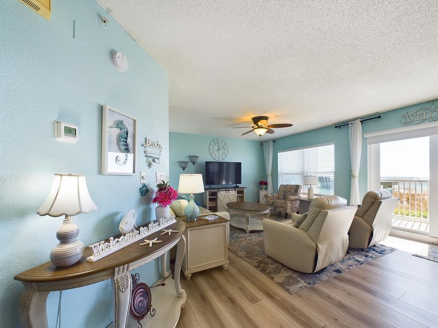 Welcome to Islander Beach Resort unit 2002, where stunning Gulf views and modern comforts combine for the perfect beach getaway or income producing asset! This beautifully updated 2 bedroom, 2 bathroom condo with washer/dryer in unit, located on the 2nd floor offers a front-row seat to the emerald waters and sugar-white sands of the Gulf of Mexico! With a spacious interior and a large balcony, this condo offers an unmatched level of comfort. Don't miss out on this exceptional opportunity!  Updates include a new AC unit in 2020, new stove, fridge, microwave, + living room furniture in in 2021. Kitchen cabinets refaced + new quartz countertops in 2022. New dishwasher, washer/dryer (in unit), toilets, bathroom vanities, + a new hot water heater in 2023.