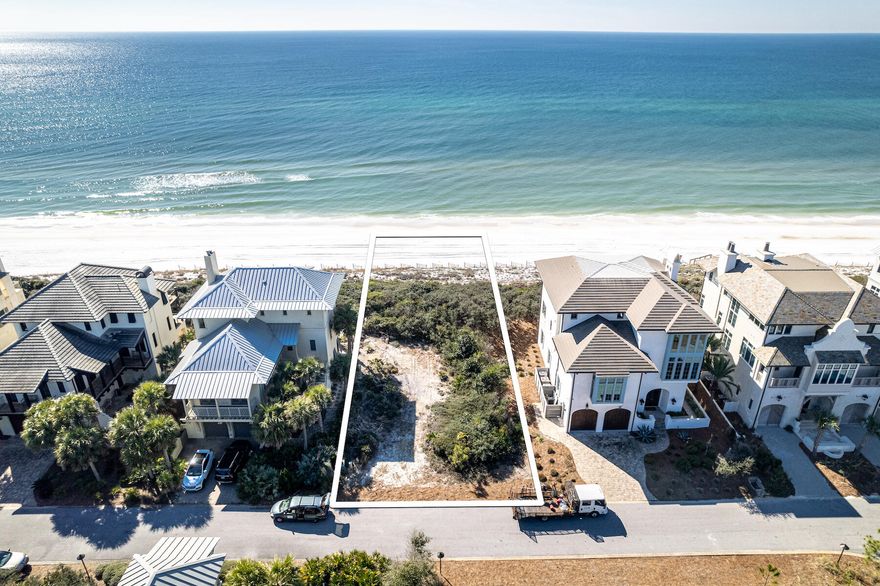 Build the beach home of your dreams with endless sunrise and sunset views over the Gulf of Mexico on this gulf-front lot, one of the last remaining in the exclusive, gated, non-rental community of The Retreat. Enjoy 65 feet of water frontage with no commencement of construction obligation and survey already available. Positioned along Scenic Highway 30A and equal parts secluded but near the heart of the action, The Retreat boasts native forests, a rare coastal dune lake and 3,000 feet of private beach. Check out the community website www.theretreatsowal.com. Community amenities include a revamped waterfront Beach Club slated for completion in late May 2022, featuring two levels with gulf views; a state-of-the-art, negative-edge heated pool; 600 square feet of air-conditioned space to accommodate community functions; and, new furniture and landscaping to complete the significant upgrade. Plans were designed by architect Tim McNamara.