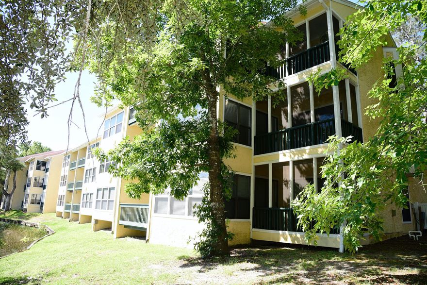 Magnificent view from this waterfront condo overlooking the Cove & Marina at Bluewater Bay. Ground floor convenience makes this property a rare find. One bedroom, One Bath w/Large Living/Dining Area, a breakfast bar and full kitchen (ice maker not warranted). The master bedroom has a separate dressing area; there is a screened balcony accessible through the bedroom or living area. Washer & Dryer are furnished with the rental. No Smoking & No Pets. Monthly rent includes power, water, sewer & trash. Any person 18 years old or older must complete separate application. Tenants required to maintain Renter's Liability Insurance while occupying the home