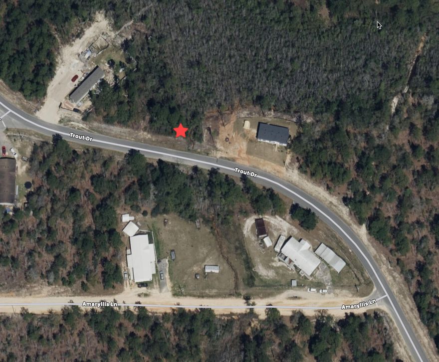 Bring your Manufactured Home! This lot is located off a PAVED road. Power and water available but a septic system will be required. Located midway between DeFuniak Springs and Mossy Head I-10 interchanges.