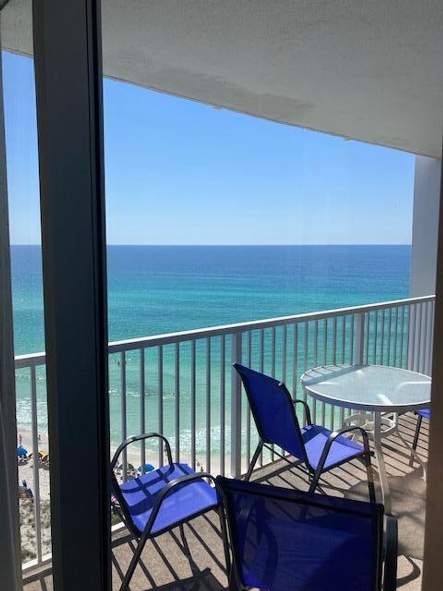 Spacious 1430 Square Foot 2 Bedroom 2 Bath Rental Ready fully furnished Condo with great views of Gulf.
