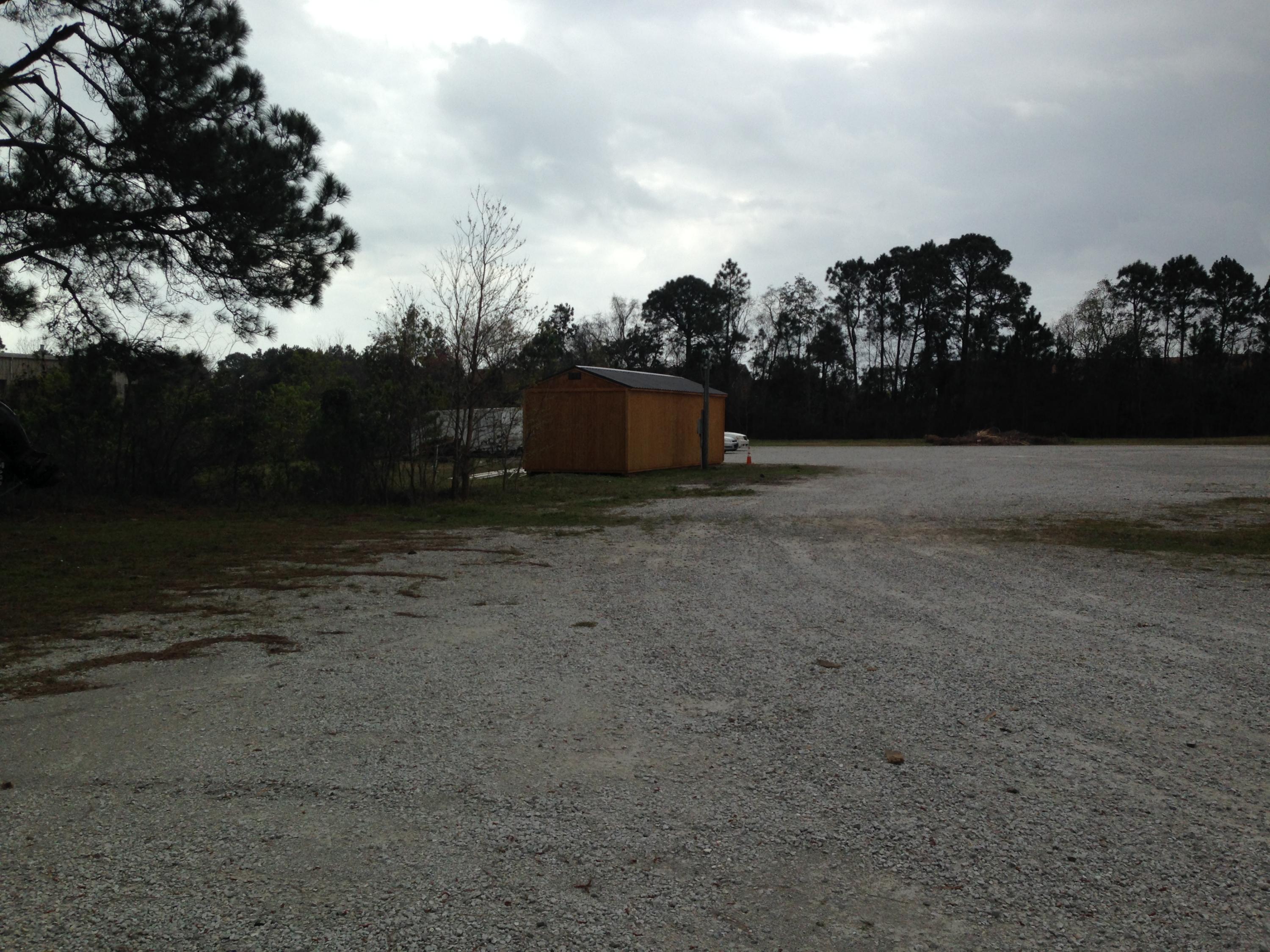 1/2 an acre for storage or yard space.