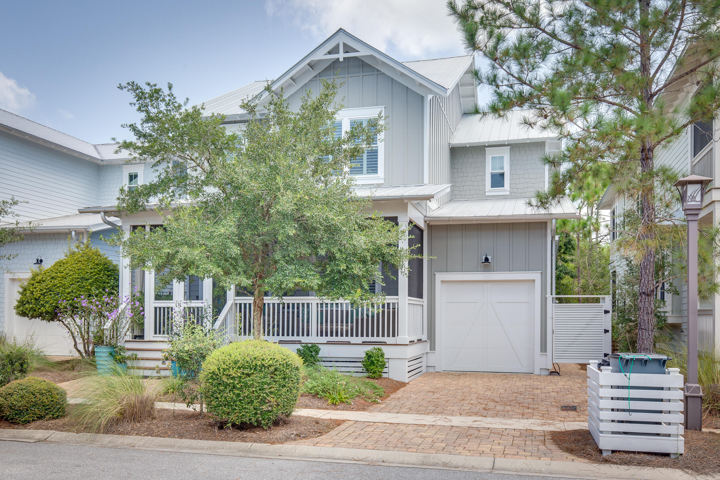 This beautiful Cottage home has it all- the location (close to Seaside & Watercolor), the perfect floor plan for entertaining, and offered furnished! All the hard work has been done for you- just bring your bathing suit and move right in! This 4 BR, 4 -1/2 BA home would be perfect for a full time resident or a 2nd home. Upgrades galore and attention to detail can be seen throughout the entire home. Many extras not found on most homes including a double sided fireplace and wet bar/ desk upstairs in 4th bedroom loft.  Walking through the double front doors you will see a spacious office with doors.  At a time when Zoom calls are the norm- this room can come in handy! Then home opens to an open kitchen, dining and living room with cottage trim on the walls and beautiful white beams.