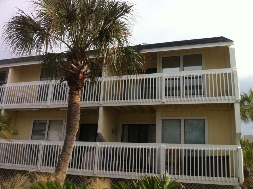 This very nice efficiency is perched right across the street from the beach in the heart of Destin. One of the best views in Sandpiper Cove North side of the road. The sleeper sofa makes room for the family. A short stroll to the beach, on site restaurant, pools, tennis, boat launch are some of the great amenities. Private balcony with view of the Gulf of Mexico. Windows were replaced less than 3 years ago. Move in or rental ready. Armoire, metal chair and metal table not included in sale, all other furnishings convey. Condo is vacant so its an easy show. See attached docs for more info. Buyer to confirm all information.
