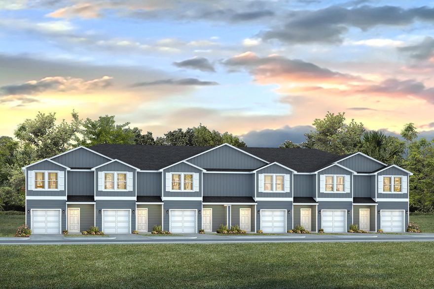 Welcome to 105 Foxtail Way Unit 60, a new townhome at Palms Street Townhomes in Destin, Florida. This end unit townhome will be under construction soon. As you enter this townhome you will find a bright hallway leading to an open-concept kitchen, living, and dining area. The open and spacious main level is designed for entertaining and everyday living. Multiple windows illuminate the living area providing for plenty of natural light. The kitchen serves as the culinary center with its spacious center island allowing for easy meal prep and cleanup.  It has been designed with quartz countertops, a stainless appliance package including s stove, microwave and dishwasher.