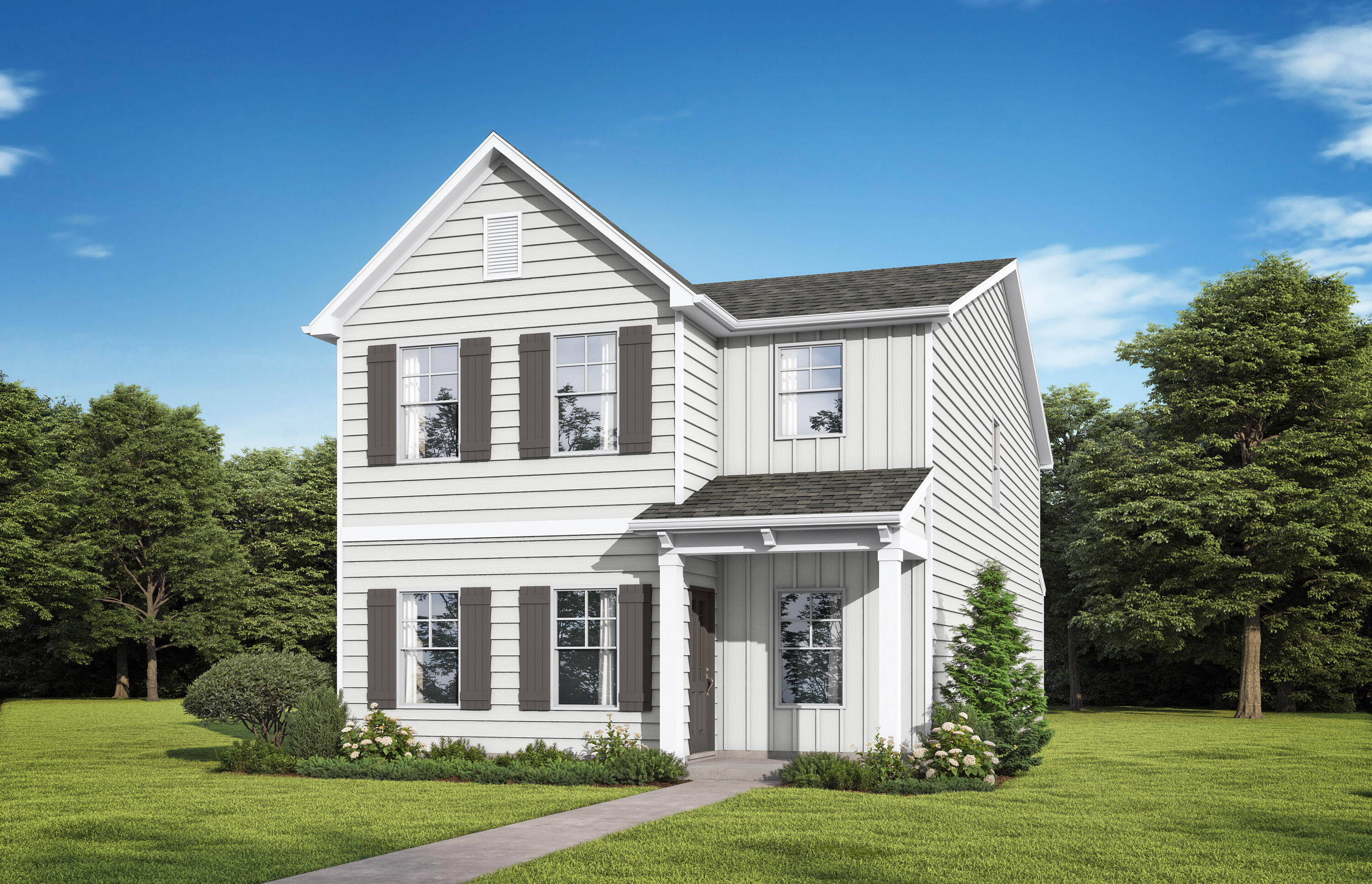 Welcome to your brand new home in the highly desirable Owl's Head community in Freeport! This 2-story, 4-bedroom, 2.5-bath home offers 2,117 sq ft of comfortable living space, thoughtfully designed with an open-concept layout and modern finishes throughout.Enjoy luxury vinyl plank flooring in the main living areas, a spacious kitchen with quartz countertops, a large island, and plenty of cabinet space--ideal for cooking and entertaining. The upstairs primary suite features a walk-in closet and a well-appointed en-suite bath with dual vanities.You'll love this Craftsman style home and the community of Owl's Head with walking trails and a beautiful spring-fed lake.