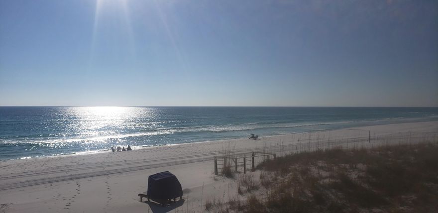 A charming ground floor Gulf front condo with over 600 feet of unobstructed views of Emerald water and sugar white sand. Relax on your private balcony or take a stroll down the beach to the Surf Hut for great seafood and drinks. The Beach House offers newly installed fiber optic high speed internet, a Gulf front heated pool, pet friendly (for owners), a game room and fitness center.Close proximity to great golf courses, Silver Sands Outlet Mall and just minutes to 30A and Destin Harbor with casual and fine dining as well as live entertainment on any given day.