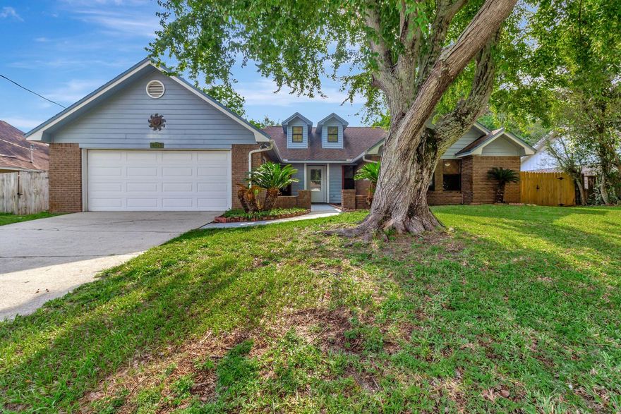 UNDER CONTRACT WITH A KICK-OUT CLAUSE- Accepting back-up offers. Charming All-Brick Home Just 3.5 Miles from Hurlburt Field - Updated & Move-In Ready!Skip the traffic and enjoy more of what matters--this beautifully maintained 3-bedroom, 2-bathroom brick home is perfectly located just minutes from Hurlburt Field! With many of the key updates already completed and a flexible floorplan ideal for indoor-outdoor living, this home is ready for your personal touch.Step inside to discover an updated kitchen featuring soft-close cabinetry, granite countertops, a convenient pantry, and all appliances conveying with the sale. The spacious attached dining room is perfect for gatherings, while the large living room offers a cozy wood-burning fireplace and direct access to the expansive screened-in porchover 300 square feet of outdoor entertaining space! The primary suite is a comfortable retreat with double sinks, a walk-in closet, and private access to the screened porch. No carpet here easy-care laminate and tile flooring run throughout the home. The oversized, fully fenced backyard features a double gate for boat or RV parking and plenty of room to play, garden, or relax.

Big-ticket Items Age:
Roof (2015)
HVAC (2023)
Water Heater (2023)
Termite Bond Current with FL Pest

Home inspection has just been completed and is available upon request. Selling As-Is move in with confidence!

Call your favorite Realtor and schedule your showing today this gem won't last long!