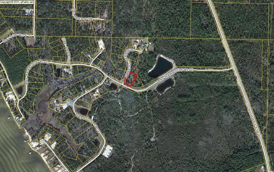 This is a desirable corner lot located in the Bay Harbour Subdivision. Big lot. Little price. Own in this beautiful bay front neighborhood today. Walking trails, ponds, beautiful lush landscaping. Come build your dream home. **MAKE AN OFFER TODAY**