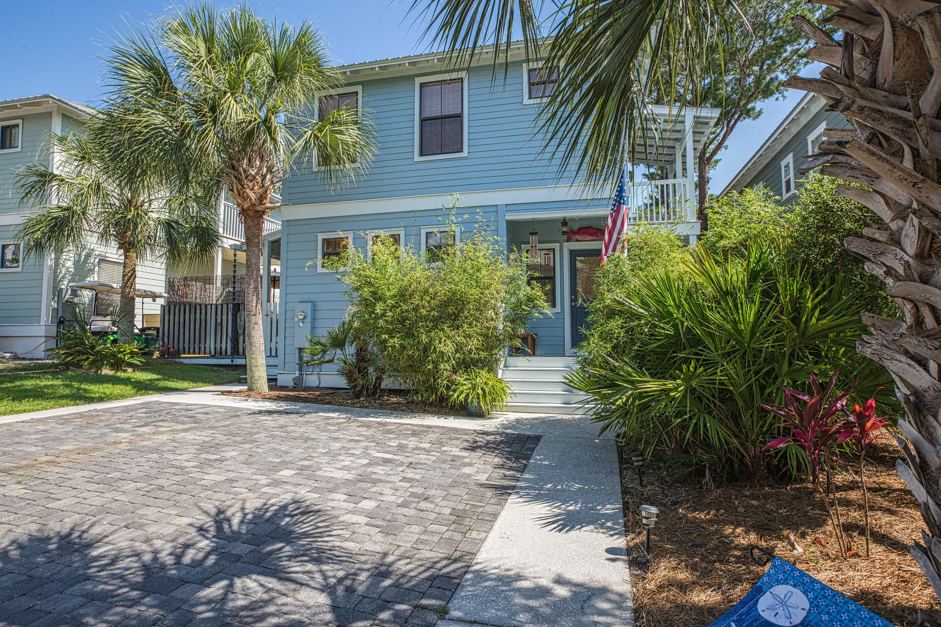 Welcome to this beautifully maintained Beach Cottage South of 30A in Blue Mountain Beach! This home is being offered FULLY FURNISHED, MOVE-IN READY, & NO HOA FEES! Snapper being a No Outlet street keeps traffic to a minimum creating a quiet neighborhood. The house has 3 bedrooms, a large office or 4th bedroom if desired, 2.5 baths and plenty of closet space. Beautiful hardwood floors throughout the living area with carpeted bedrooms and office. The kitchen has stainless appliances and granite countertops. Upstairs is the updated master bath with travertine floors and shower, with upgraded plumbing fixtures that are found throughout the entire home. All of the bathroom floors and shower have been recently re-grouted.