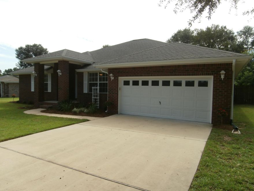 This is a move in ready home is listed for less than $100 sq ft. The home boasts 4 bedroom 3 full baths, Formal living room along with a large family room. Home has tile flooring throughout. Large Master bedroom has two master baths and walk in closets. 1 has a shower for him and the other has a soaker tub for her. All new granite countertops and sinks in the kitchen and baths. New stainless dishwasher, Stove and micro-hood. New butlers pantry/dry bar installed with granite top and travertine backsplash. Home has privacy fenced in back yard and full yard irrigation. This home is a must see.