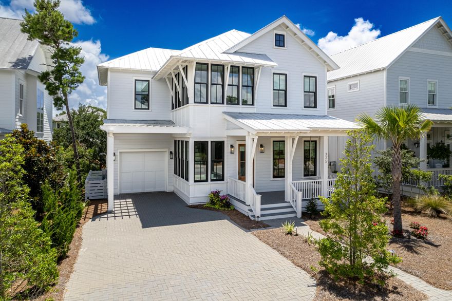 Welcome to 325 Morgan's Trail, a stunning home located in the gated community of The Preserve at Grayton Beach on 30A's west end. Built in 2022, this beautifully designed residence offers a perfect blend of luxury and comfort and is just a short bike ride to the charming shops and restaurants in Grayton Beach. This home features 4 spacious bedrooms, each with its own private bathroom, ensuring privacy and convenience for everyone. Additionally, there's a large bunkroom with four custom built-in bunks, perfect for accommodating extra guests or creating a fun space for kids. Step inside to discover a modern open floor plan, complemented by three oversized porches, ideal for relaxing and enjoying the serene surroundings. The home also boasts the convenience of a laundry room on each level and a one-car garage.
 
The large living area includes a cozy fireplace, creating a warm and inviting space for family gatherings. Outdoor living is a delight with a large screened-in porch that includes an outdoor kitchen, perfect for entertaining and enjoying the warm Gulf breezes. 

Offered furnished with minor exclusions, this home is move-in ready and awaits your personal touch.
 
The Preserve at Grayton Beach offers an array of exclusive amenities, including PRIVATE DEEDED BEACH ACCESS via a private boardwalk that captures the breathtaking scenery of the dunes and the Gulf of Mexico. Enjoy an active lifestyle with the pickleball court, tennis courts, two community pools, a gym, and walking trails throughout the nature preserve.
 
Experience the best of coastal living at 325 Morgan's Trail. Schedule your showing today and make this exceptional property your new home.
