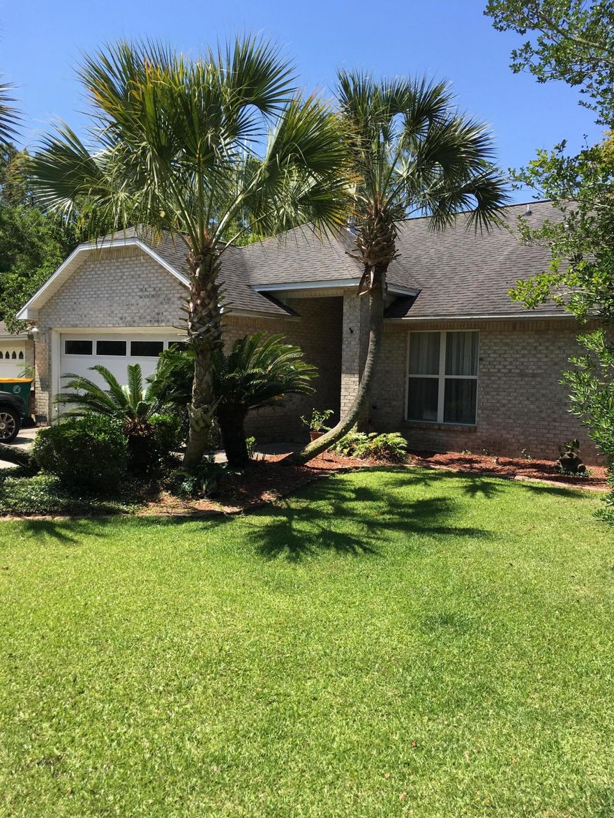 Wonderful lakefront home tucked away in Fort Walton Beach yet conveniently located to everything between Eglin AFB and Hurlburt Field. Spacious inside with eat-in kitchen that features a beautiful and relaxing view of the lake, formal dining room, indoor laundry room and a loft area overlooking the spacious living area. This home features 4 bedrooms and 3 full baths. Upon entering this home you will find a large living room with high vaulted ceiling and french doors leading to the 10x33 covered back porch with a senic lakeview. This home also features several upgrades including Ceramic and Marble tile, marble gas fireplace, ceramic with marble inserts flooring, lots of storage space in loft, pull down stairs in the oversized 2 car garage for attic access. Schedule your showing now