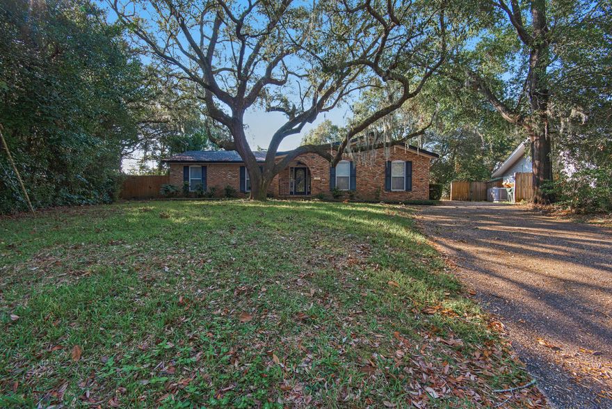 Beautifully presented ranch just moments from the waterMove-in ready, this charming ranch-style home offers an abundance of space and privacy. Light-filled living awaits with plenty of room to move, play and entertain guests in absolute comfort.The kitchen is well-equipped with flat surface range, a dishwasher, and an abundance  cabinetry providing plenty of storage. The kitchen is open-concept, embracing a sunny breakfast nook as well as the combined living and dining area warmed by a fireplace. There is also a separate formal lounge at the front of the home.A walk-out leads to the yard where bordered by mature trees, this gorgeous outdoor space provides plenty of privacy and lovely shade throughout summer.