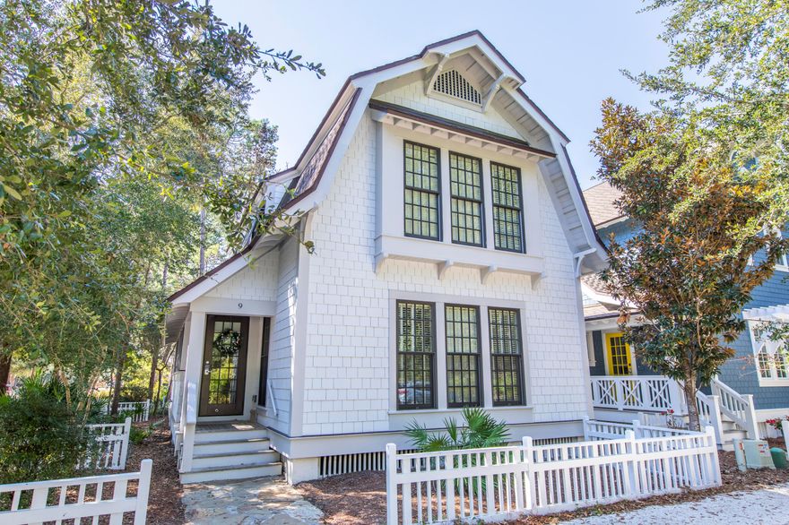 Watersound West Beach located directly on Horseshoe Park. First floor master with large bathroom. Upstairs great den and two more bedrooms. Quartz counter tops, viking appliances, custom cabinetry. Close to beautiful pool in on of the best gated communities on Scenic Hwy 30A. short distance to Seaside on the West and Rosemary Beach on the East. Buyer to verify.