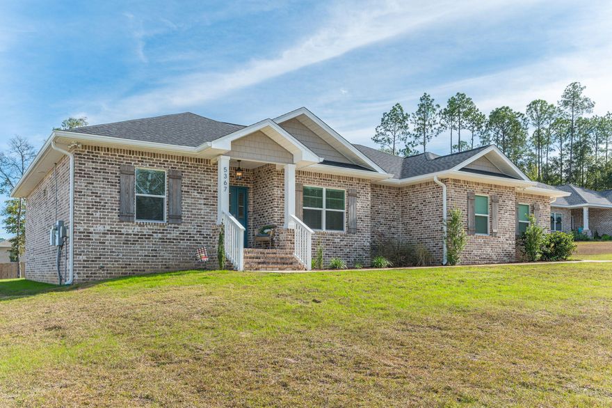 SOLAR PANELS TO BE PAID OFF AT CLOSING! Would you like an average power bill of $40/mo? Welcome to this charming four-bedroom, two-bathroom home nestled on a  half acre lot that is situated on a cul-de-sac.  This home boasts an open living room and kitchen layout, creating an inviting space perfect for entertaining friends and family. The primary suite is a luxurious retreat, featuring an attached bathroom with a stand-up shower and a relaxing soaker tub, seamlessly connected to the laundry room. All additional bedrooms are spacious and the guest bathroom offers a double vanity and a tub/shower combo. Embrace sustainability with the included solar panels, ensuring energy efficiency and long-term savings for the eco-conscious homeowner. Schedule your showing today