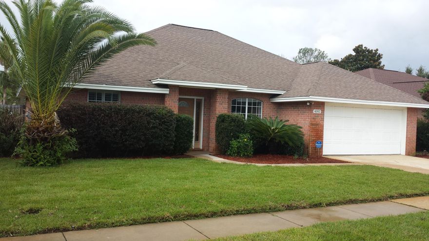 Looking for something centrally located in Destin? This is the house for you!! Rare 4 bedroom (split floor plan) 2 bath with a screened in Pool in the desirable neighborhood of Indian Lakes. This house has it all, gas fireplace in the great room; All new granite countertops in kitchen and bathroom; new stainless kitchen appliances, new ceiling fans and light fixtures. Outside the home you will find a sprinkler system on a lawn pump; Hurricane shutters available for all windows and a New Roof put on last year as well as New HVAC system. Freshly painted pool deck. Front Door has been newly stained. You don't want to miss this rare find. Call today to make an appointment to see.