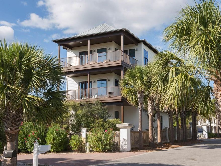 EXCEPTIONAL VALUE SOUTH OF SCENIC 30A WITH AWESOME GULF VIEWS!!! BUILT BY COLE CONSTRUCTION & DEVELOPMENT INC./DANIEL COLE, WHO IS KNOWN FOR HIS ATTENTION TO DETAIL & QUALITY OF CONSTRUCTION, THIS 3 STORY 5 BEDROOM/4 BATH HOME IS A MUST SEE! CASPIAN ESTATES IS A 9 LOT GATED COMMUNITY FEATURING A COMMUNITY POOL, REASONABLE HOA FEES & ONLY A SHORT WALK TO THE BEACH ACCESS. THE LARGE 25'X10' COVERED BALCONIES ARE PERFECT FOR OUTDOOR ENTERTAINING OR JUST RELAXING WHILE WATCHING THE SUNSETS. THIS CUSTOM HOME IS FILLED WITH UPGRADES & HIGH END FINISHES AND HAS NEVER BEEN ON A RENTAL PROGRAM. FEATURES INCLUDE SECURITY SYSTEM, UPGRADED MEDIA WIRING, HIGH DENSITY FOAM INSULATION , HIGH IMPACT WINDOWS, GAS FIREPLACE, LAUNDRY ON 2 FLOORS, & HIGH END APPLIANCES SUCH AS WOLF