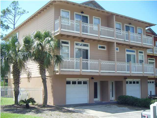 Terrific Opportunity--These Dune Breeze units, especially lake front, are not often on the market-make your move now. This original owner, never rented unit is offered fully furnished and ready for you, family and friends. Dune Breeze 24B has wonderful views of Oyster Lake and the Gulf of Mexico in a peaceful setting on one of south Walton's rare coastal dune lakes. First floor has a single car garage and huge unfinished space which could be converted to another bedroom, a game room, or whatever you decide, along with a new full bath. You are welcomed to the second level with a direct view of Oyster Lakefrom the living room, the dining room and large kitchen. The kitchen has plenty of cabinets, counter space, large pantry and storage and center island with barstools. Interested in