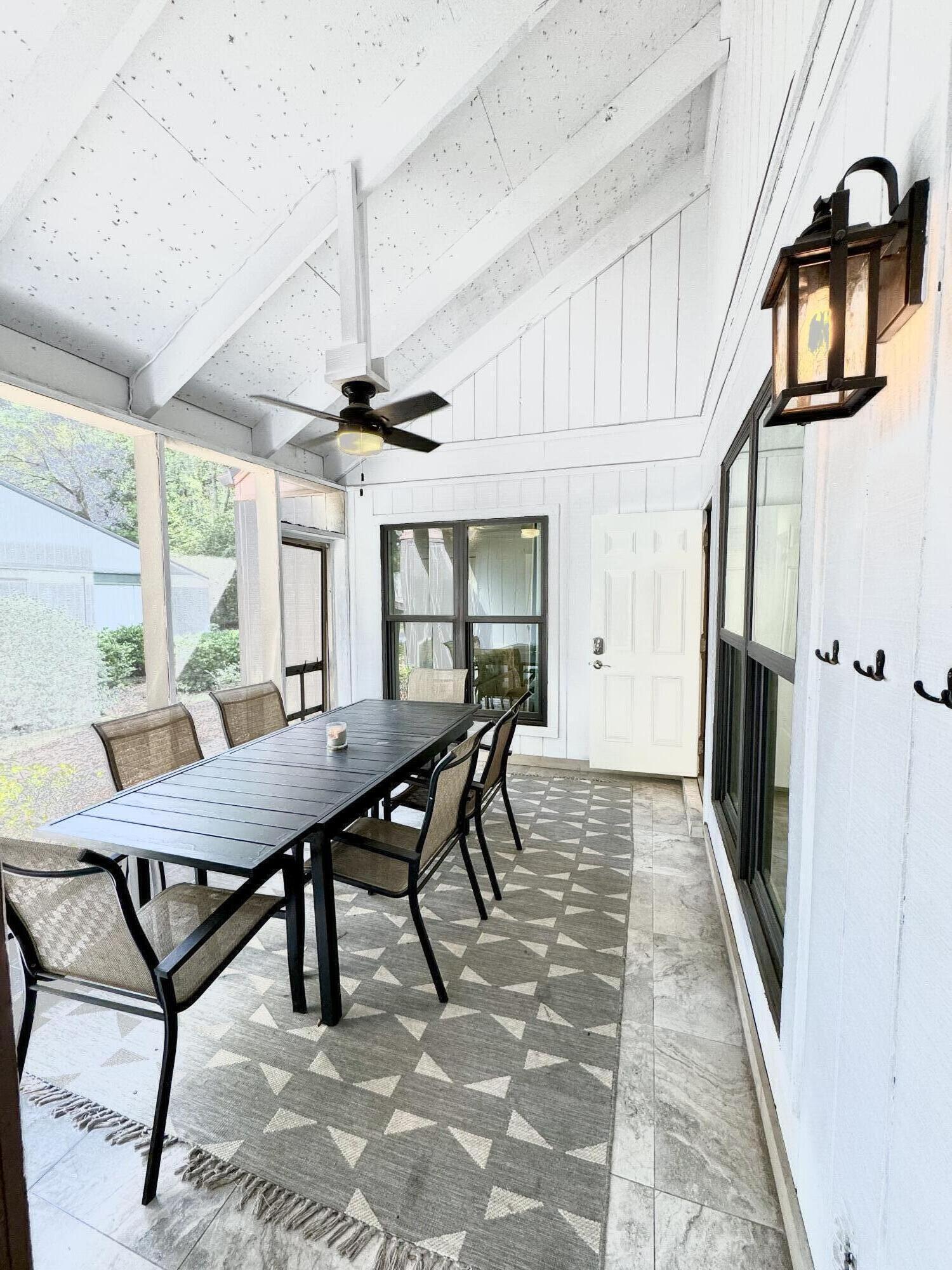 PRICED TO SELL!!Amazing location, near Sandestin Bay-Side Entry Gate, and a short golf cart ride to the beach. Beautifully updated, bright kitchen & baths with white shaker cabinetry & quartz counters, stainless farm sink & faucet; LVT waterproof flooring, Interior doors, hardware, lighting; newer tile in the baths; toilets, vanities and faucets. This 3 bedroom unit looks and lives like a detached home, but it's classified as a condo! Perfect primary, secondary or vacation rental! Enjoy the peaceful, leisure Sandestin life, living in Augusta Village! Perfect serene location, backing to a ridge between the unit and the Links Golf course! It's on a hill with an extended drive for plenty of parking. The open carport features room for a vehicle and a golf cart along with an outdoor owner's exterior closet.
Enjoy the large and discreet outside screened porch for quite mornings enjoying your coffee or evenings entertaining friends.
There are Exclusive Perks Galore to being a Sandestin Owner! You will enjoy all that the resort lifestyle, both of the Bay side and Beach life offers! It's an Active walking, running, biking and Golf-Cart community! There are pools, beach access, activities at Baytowne, Live Music, Fireworks, Boating at the Marina, paddle boarding, etc., along with all the shops and restaurants In Sandestin and Grand BLVD.
*The HOA has agreed to do all exterior repairs and is currently getting estimates
*Golf cart conveys and had new battery.