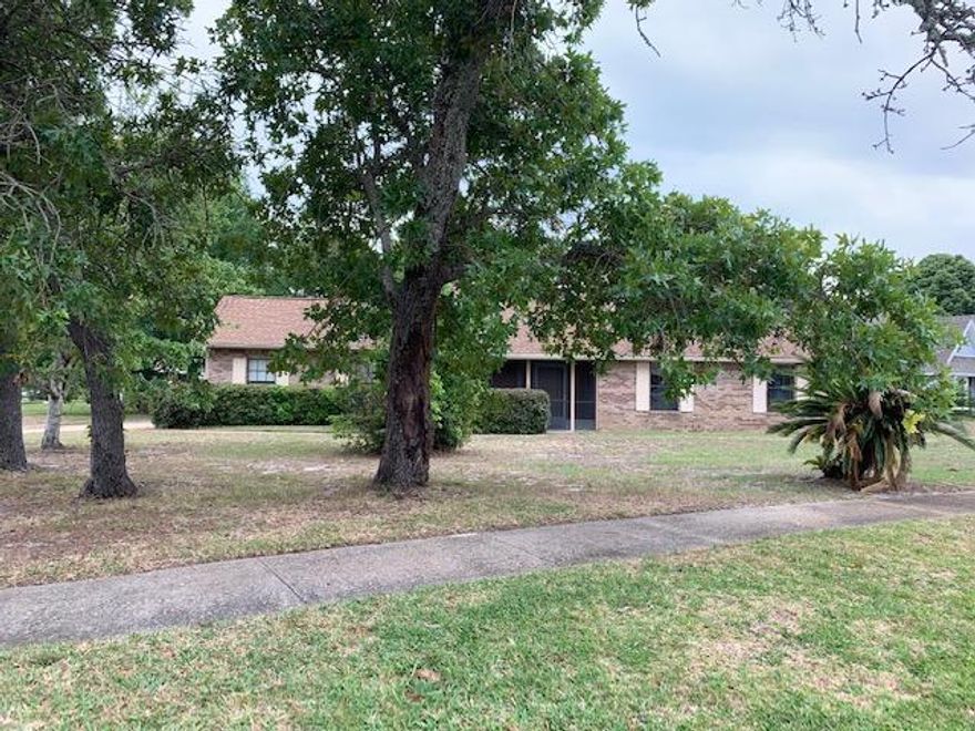 Don't miss out on this well kept home in the popular Chateu Pres De La Mer Subdivision. No HOA! As you walk through your screened in front porch and enter through front door you will see a large sunken living room with vaulted ceilings and stone fireplace. Kitchen has been updated with granite countertops and tile. Kitchen cabinets have all been freshly stained. Dining room offers a nice bay window to over look your private back yard. This home is in the process of being painted inside w/ new carpet. Hall bath has been updated with new vanity, sink, shower/tub and tile. Master bdrm has trey ceiling, dbl sink in master bath and walk-in closet. Sits on a nice size corner lot with side entry 2 car garage. 2 storage buildings in back yard and covered metal carport. New heat/AC 2016