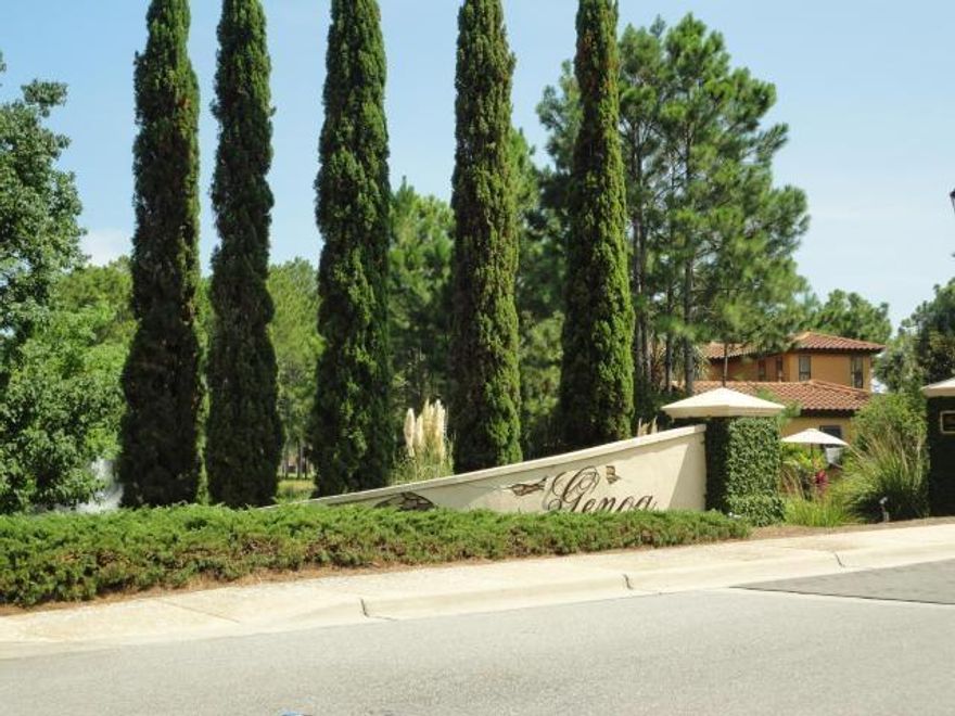 This prime, wooded lakefront homesite is located in the sought-after neighborhood of Genoa in Baytowne. It's tranquil setting overlooking the lake provides plenty of privacy. It is the perfect site to build your Florida home located just off Baytowne Ave. Enjoy all the wonderful amenities of Sandestin Golf and Beach Resort, including security entry gates, pristine beach frontage, a 98-slip marina, tennis center, championship golf courses, pools and wonderful shopping and dining in The Village of Baytowne Wharf.