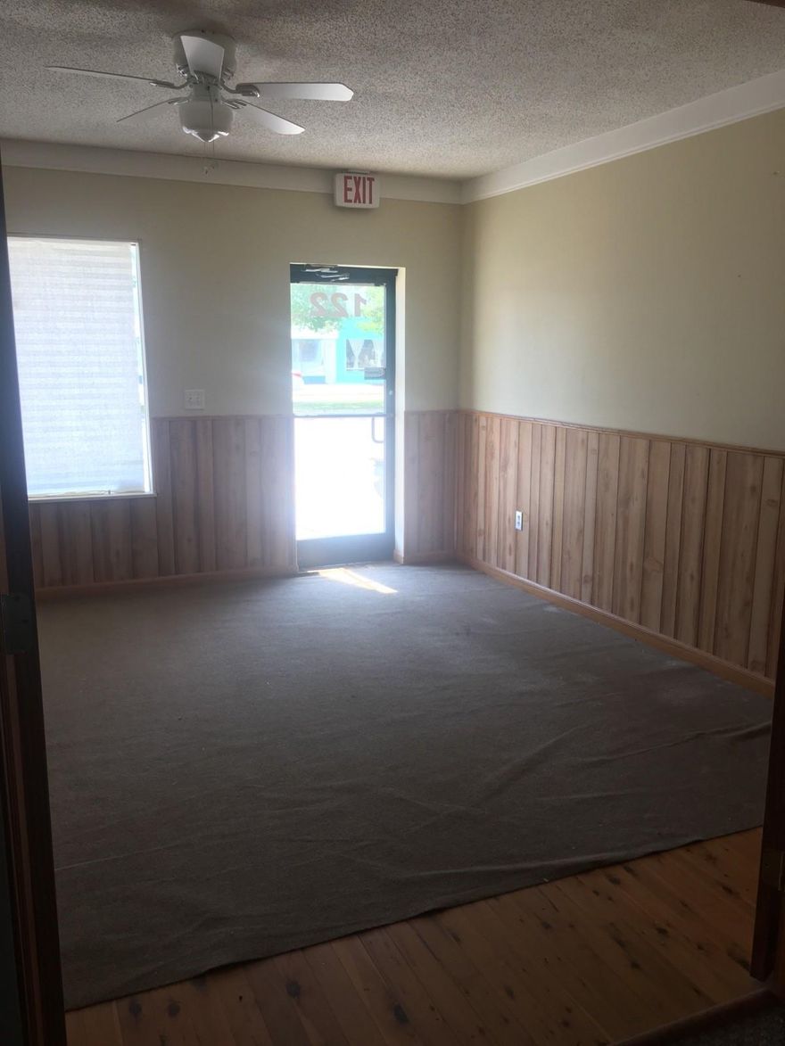 Prime retail or office space on Eglin and very close to 98. Big windows, open work space, two offices and updated bathroom.