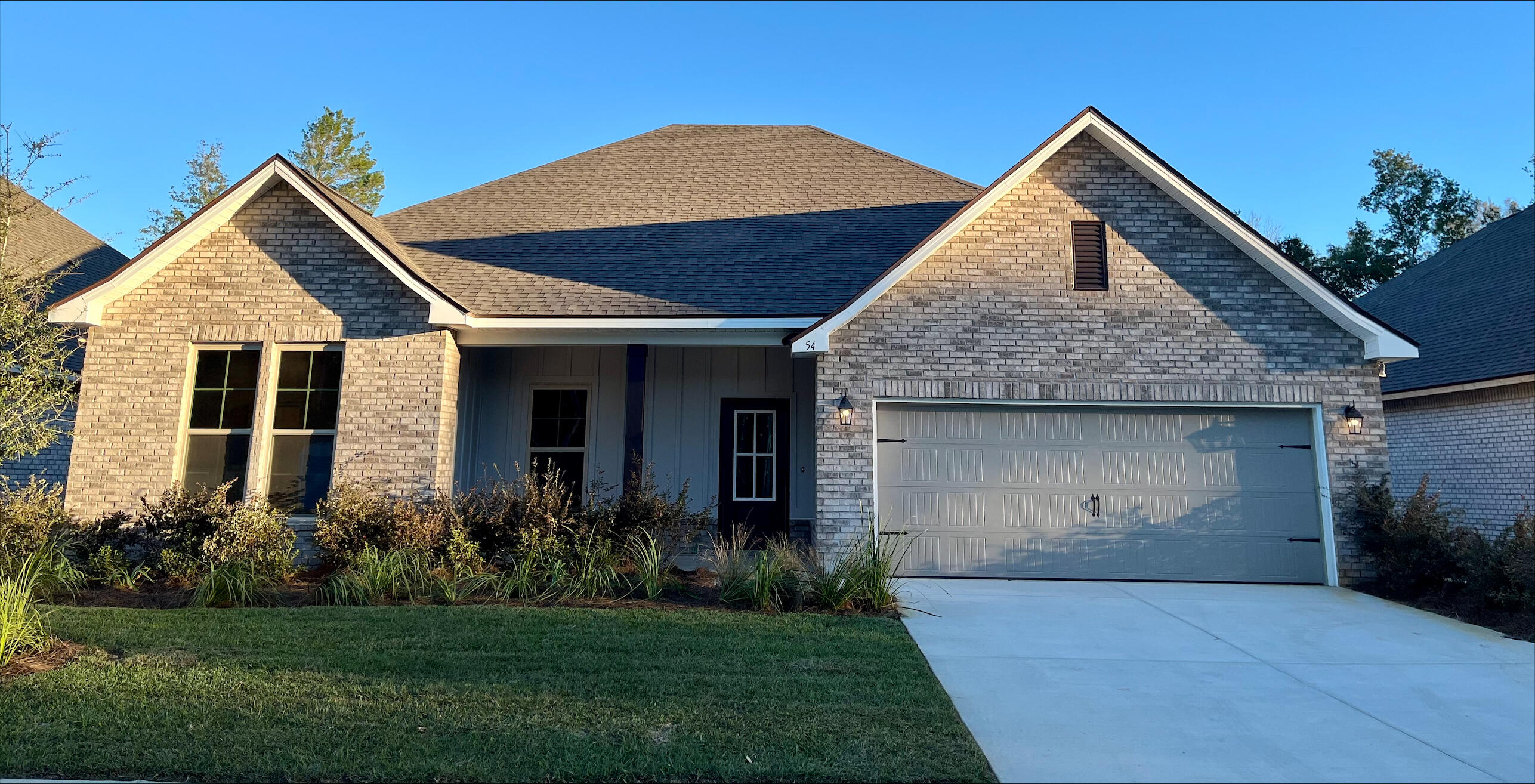 The COMSTOCK III G in Bird Song at Hammock Bay community offers a 4 bedroom, 2 full bathroom, open and split design. Upgrades added (list attached).  Features: double vanity, garden tub, separate custom tiled shower, and walk-in closet in master suite, kitchen island, walk-in pantry, boot bench in mudroom, covered front porch and rear patio, walk-in closets, crown molding, recessed lighting, framed mirrors, smart connect WIFI thermostat, smoke/carbon monoxide detectors, landscaping package, architectural 30-year shingles, flood lights, and more!Energy Efficient Features: water heater, kitchen appliance package, vinyl low E windows, and more! Energy Star Partner.